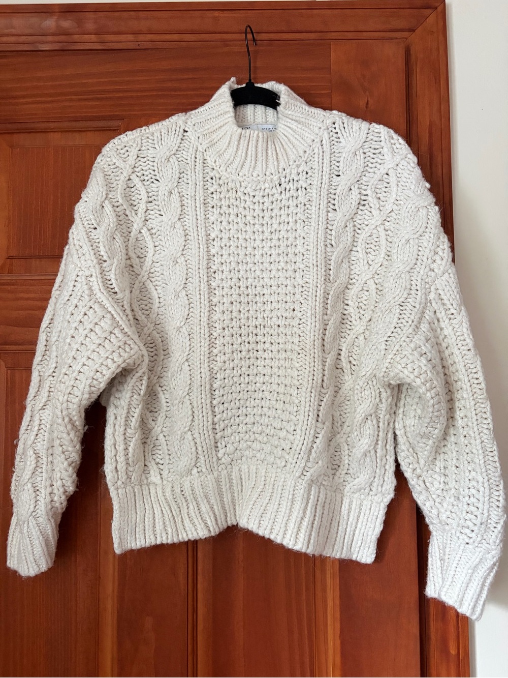Zara cable knit sweater